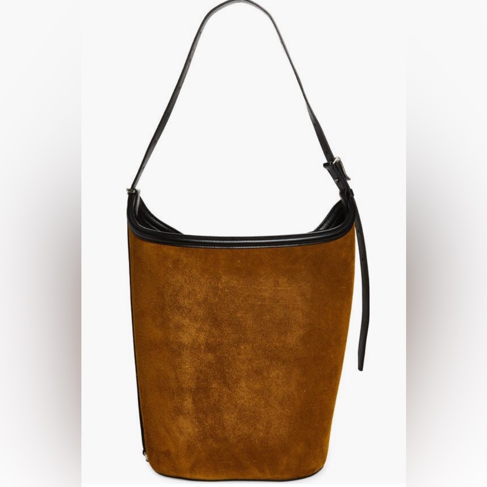 NWOT $1890 Proenza Schouler Brant Suede Bucket Bag in FERN!